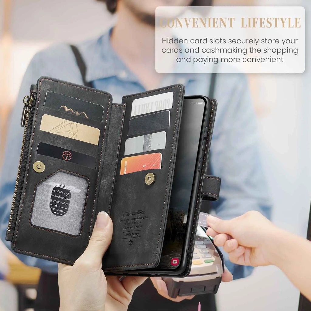 Leather Wallet Case for Samsung Galaxy A55 / A35 / A25 5G