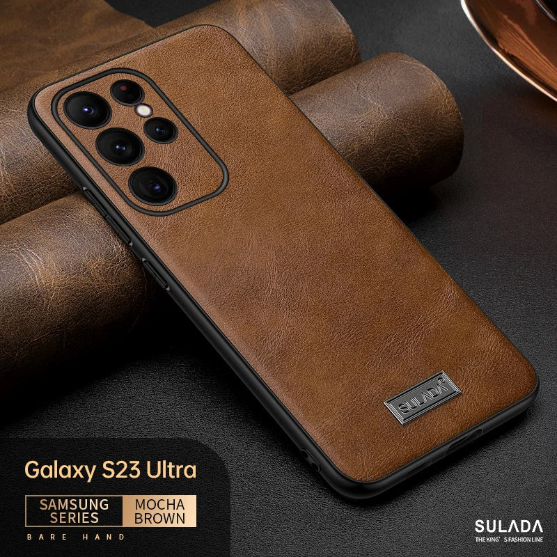 Premium Leather Case for Samsung Galaxy S23 Series