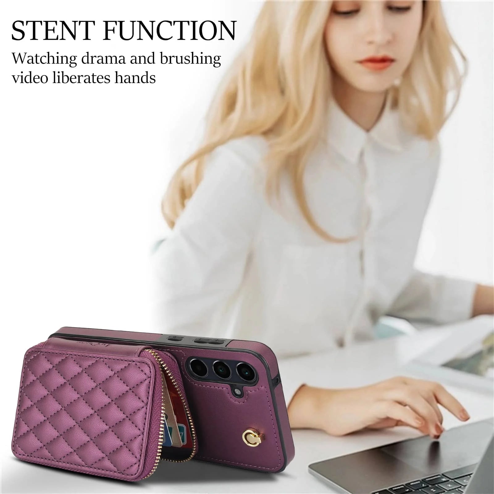 RFID Blocking Crossbody Wallet Case for Samsung Galaxy A Series