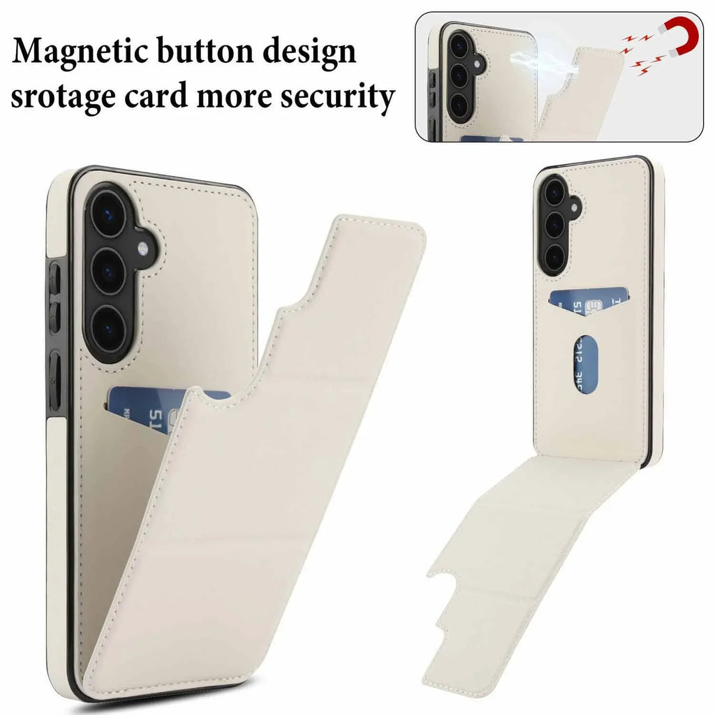 Magnetic Wallet Flip Case for Samsung Galaxy S25/S24 Series