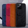 Nillkin Slide Camera Leather Case for iPhone 13 Series