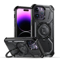 Heavy Duty Magnetic Kickstand Case for iPhone 15 / 14 / 13 / 12 / 11 Series