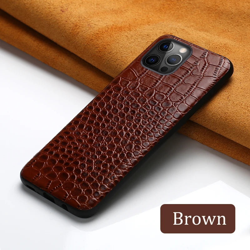 Genuine Leather Case for iPhone 14 / 13 / 12 / 11 Series