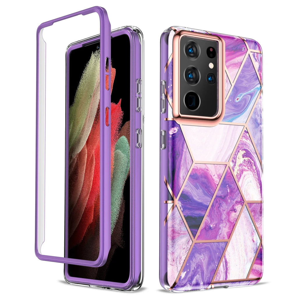 Luxury Marble Case for Samsung Galaxy S24 / S23 / S22 / S21 Series