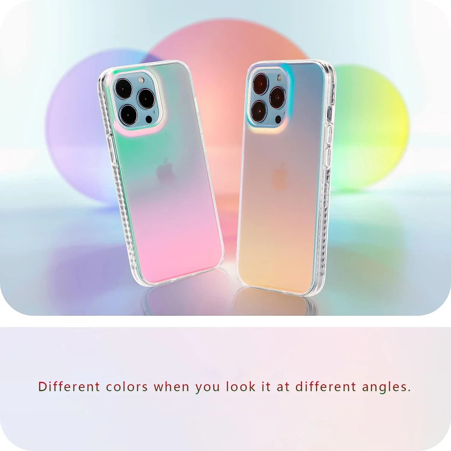 Iridescent Matte Case for iPhone 16 / 15 / 14 / 13 / 12 / 11 Series
