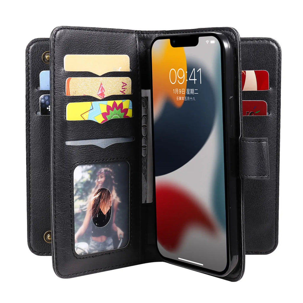 Multi-Function Wallet Case for iPhone 15 / 14 / 13 / 12 / 11 Series