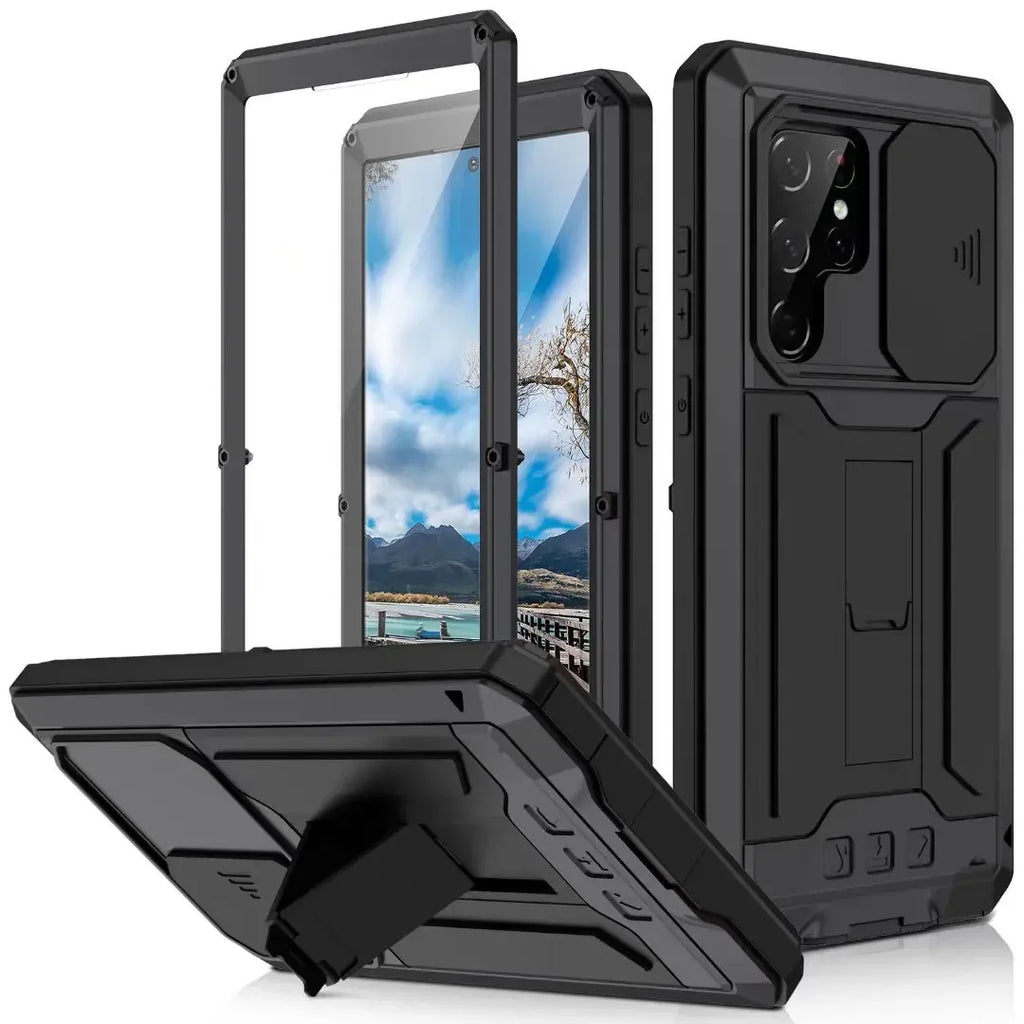 Rugged Military Grade Kickstand Case for Samsung Galaxy S24 / S23 / S22 Series