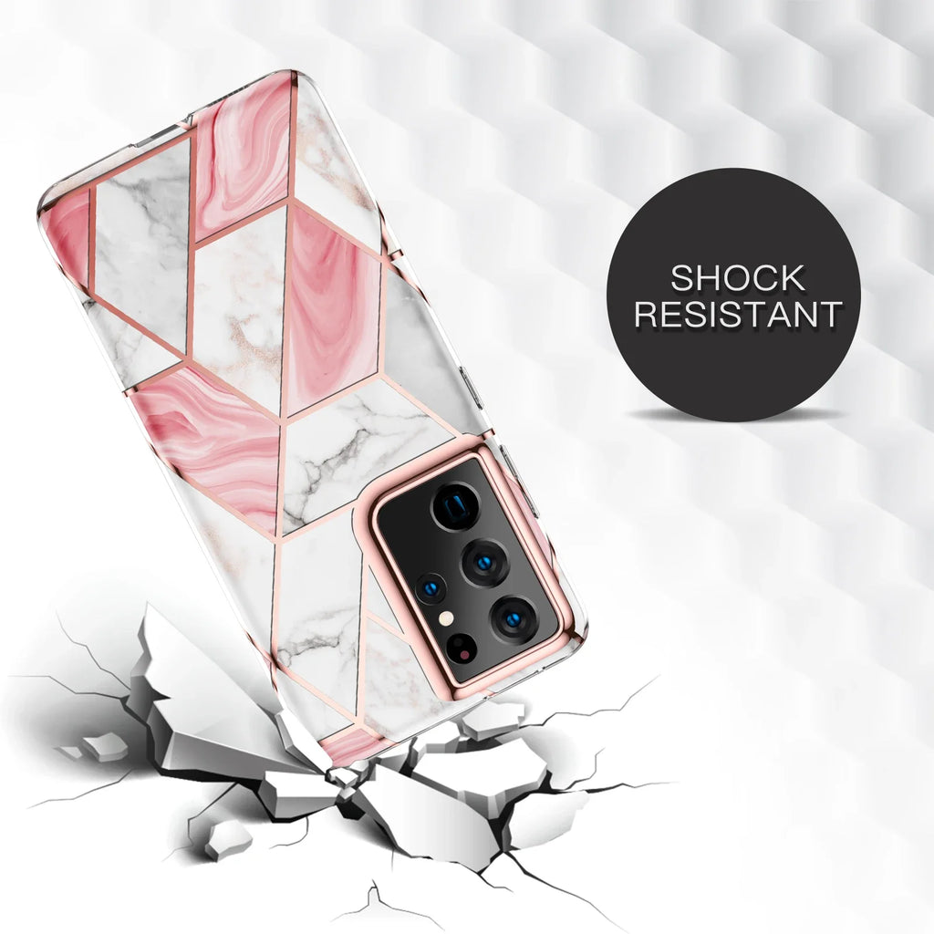 Luxury Marble Case for Samsung Galaxy S24 / S23 / S22 / S21 Series