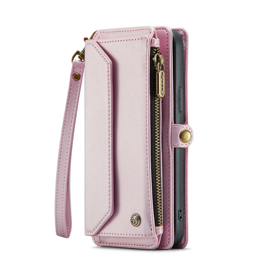 RFID Blocking Crossbody Wallet Case for iPhone 15–11 Series