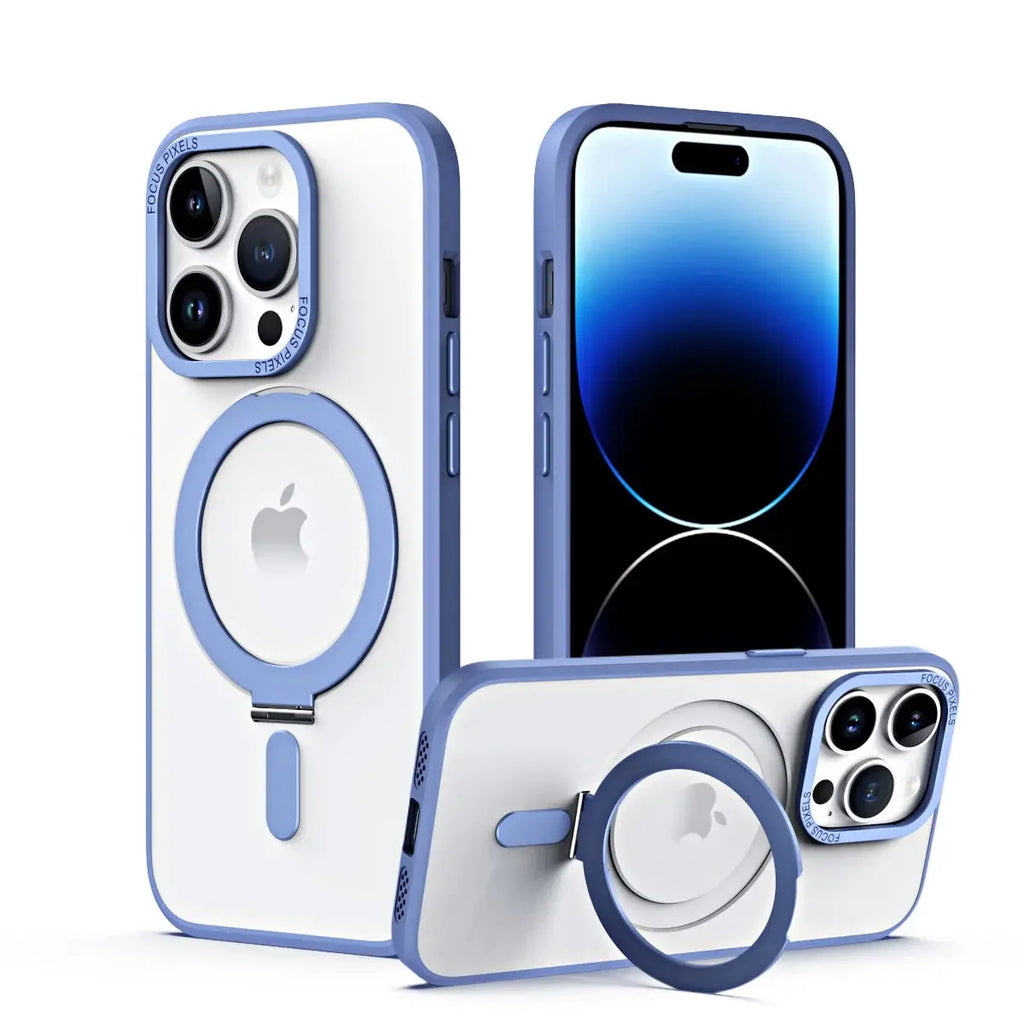 Magnetic Invisible Stand Case for iPhone 14 / 13 / 12 / 11 Series
