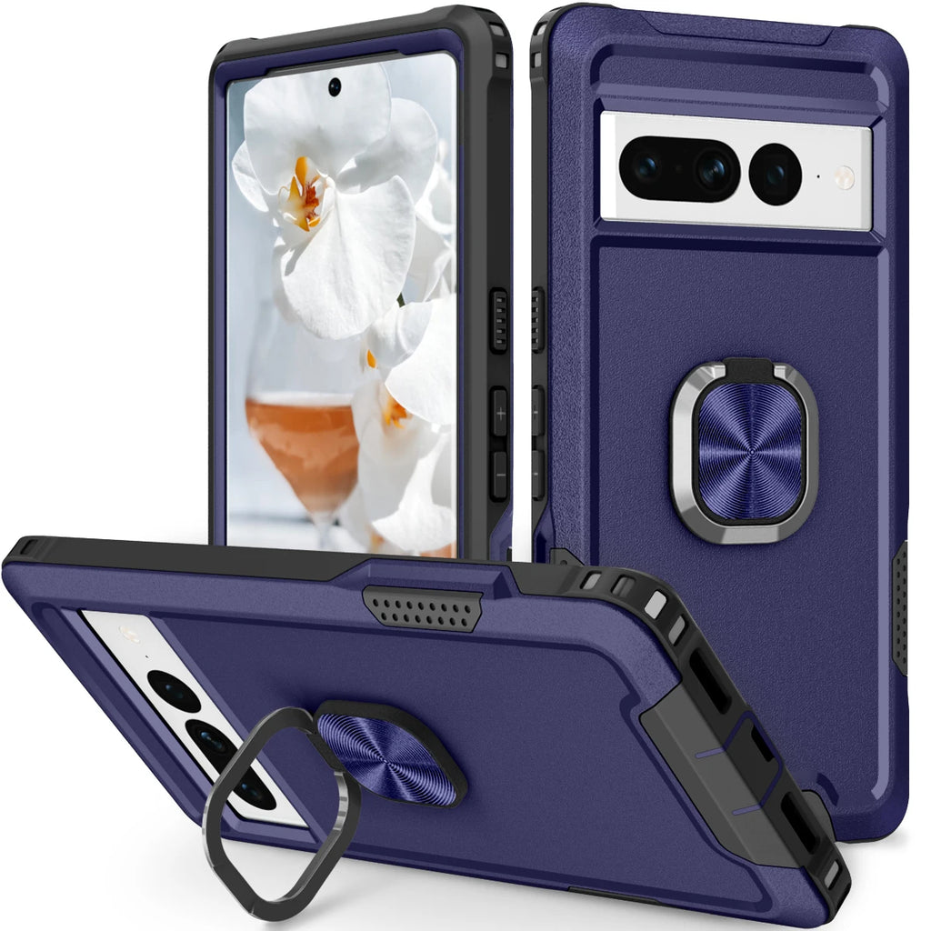 Heavy Duty Ring Kickstand Case for Google Pixel 7/6 Series