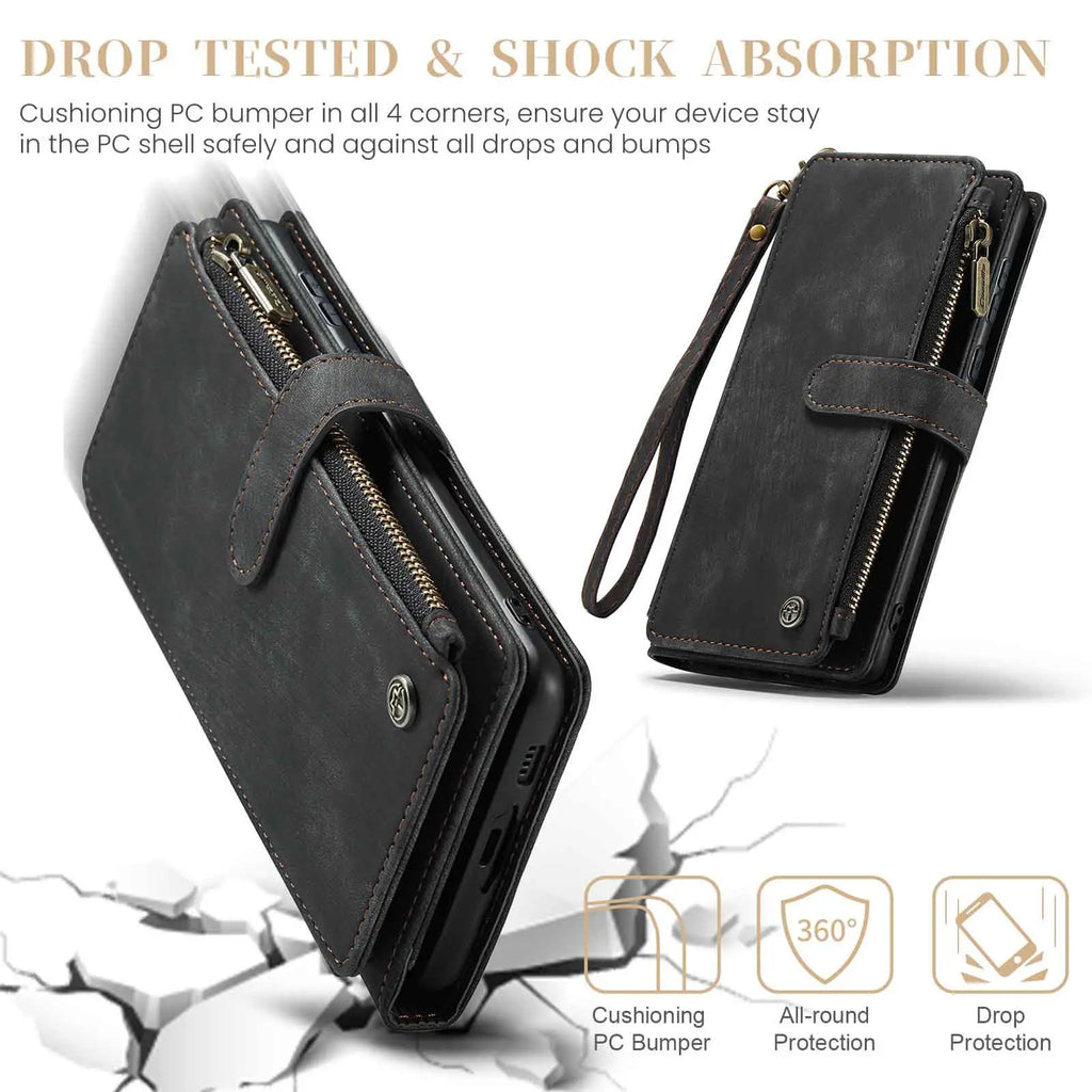 Leather Wallet Case for Samsung Galaxy A55 / A35 / A25 5G
