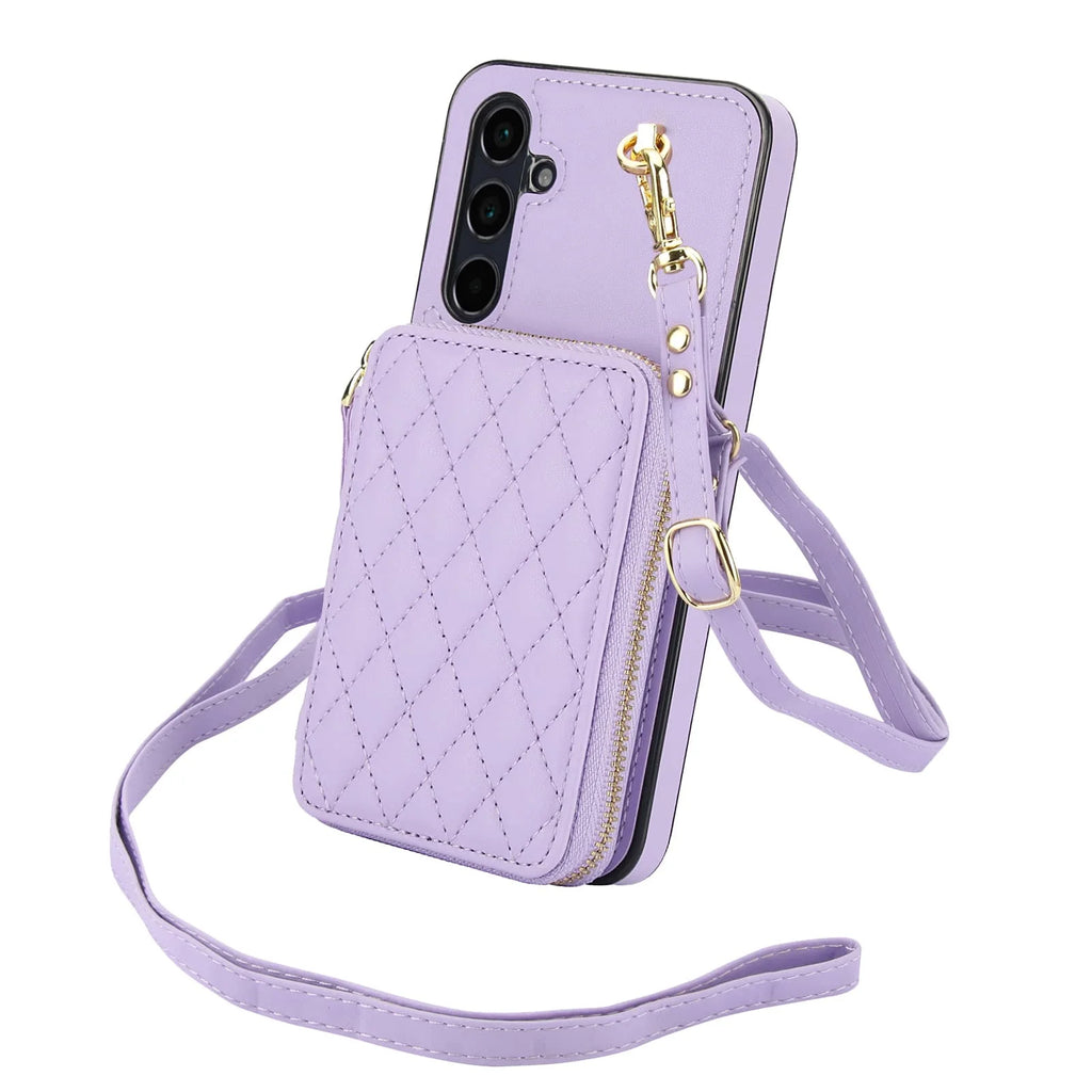 RFID Blocking Crossbody Wallet Case for Samsung Galaxy A Series