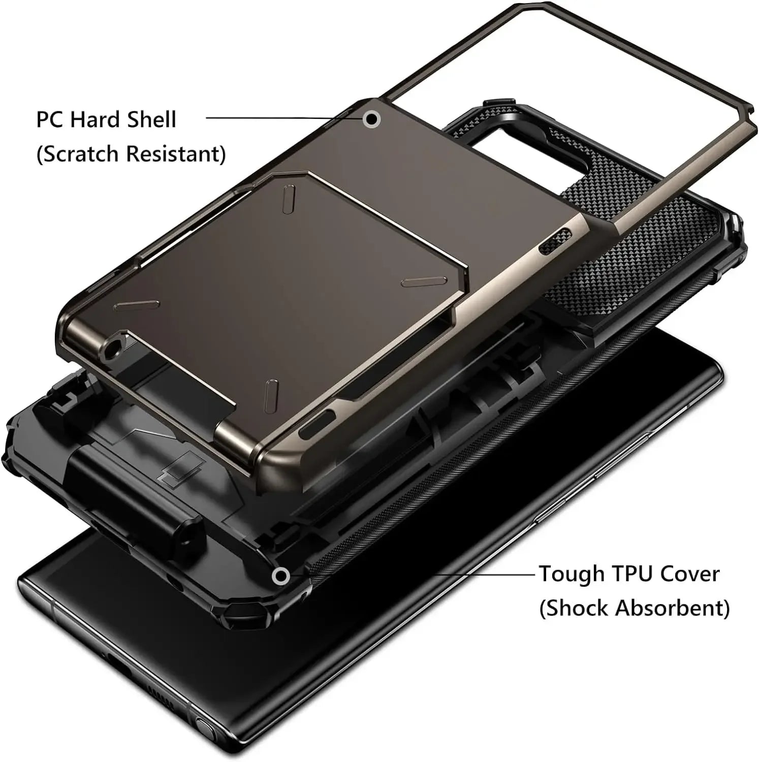 Leather Wallet Case for Samsung Galaxy S25 / S24 Ultra / Plus / FE Series
