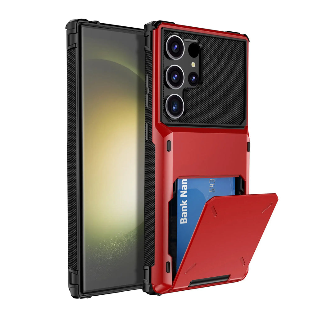 Leather Wallet Case for Samsung Galaxy S25 / S24 Ultra / Plus / FE Series