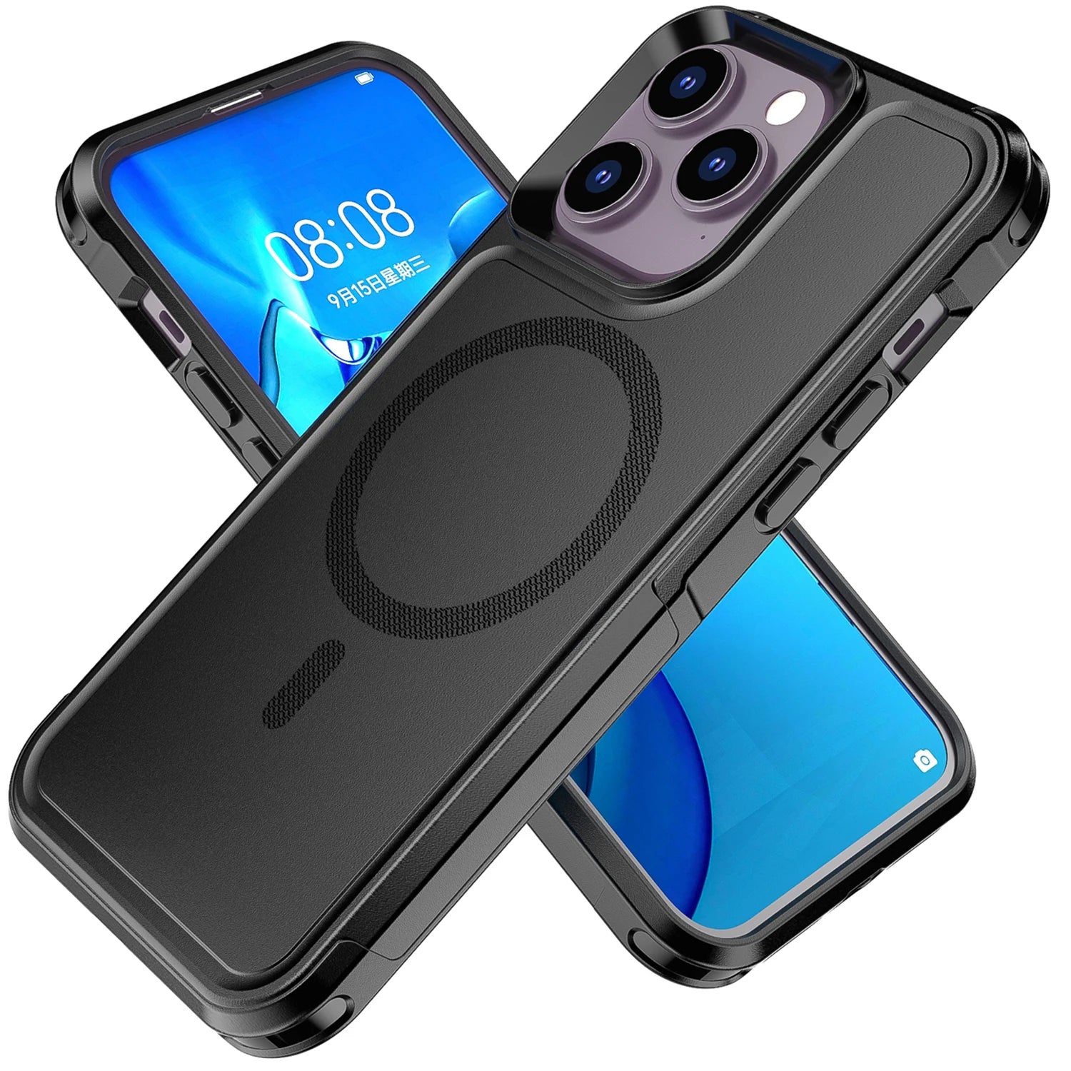 Magnetic MIL-Grade Case for iPhone 14 / 13 Series