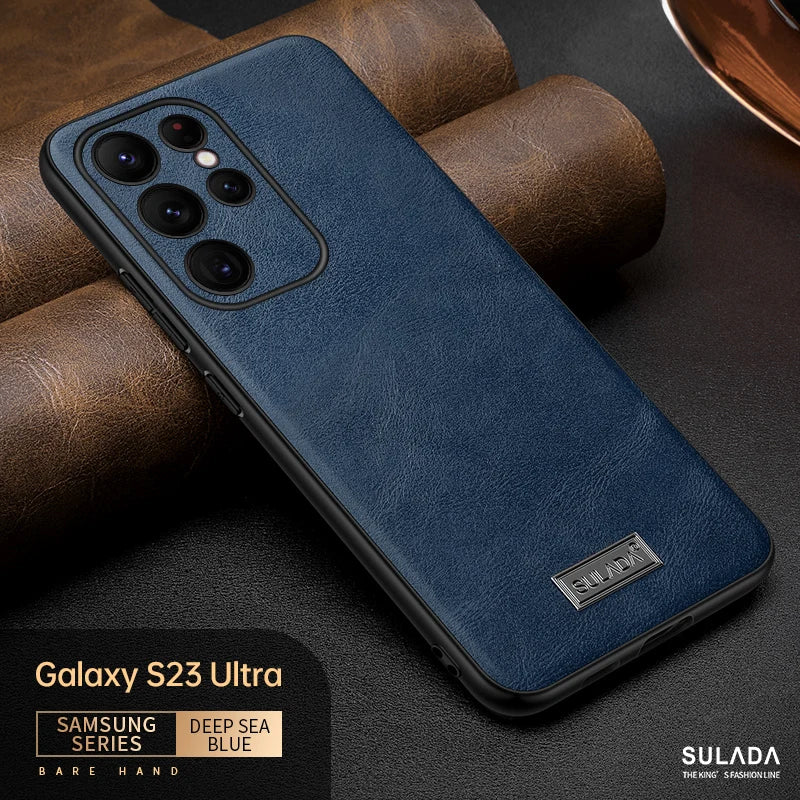 Premium Leather Case for Samsung Galaxy S23 Series
