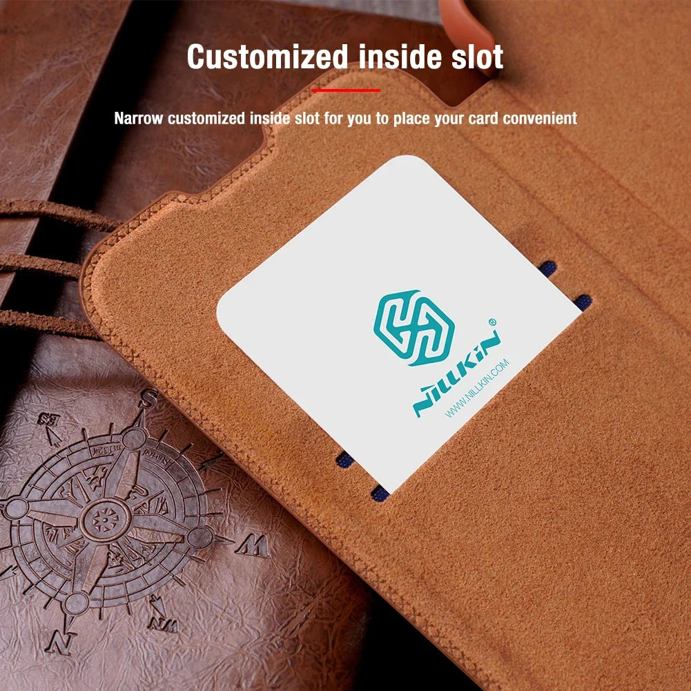 Nillkin Slide Camera Leather Case for iPhone 13 Series