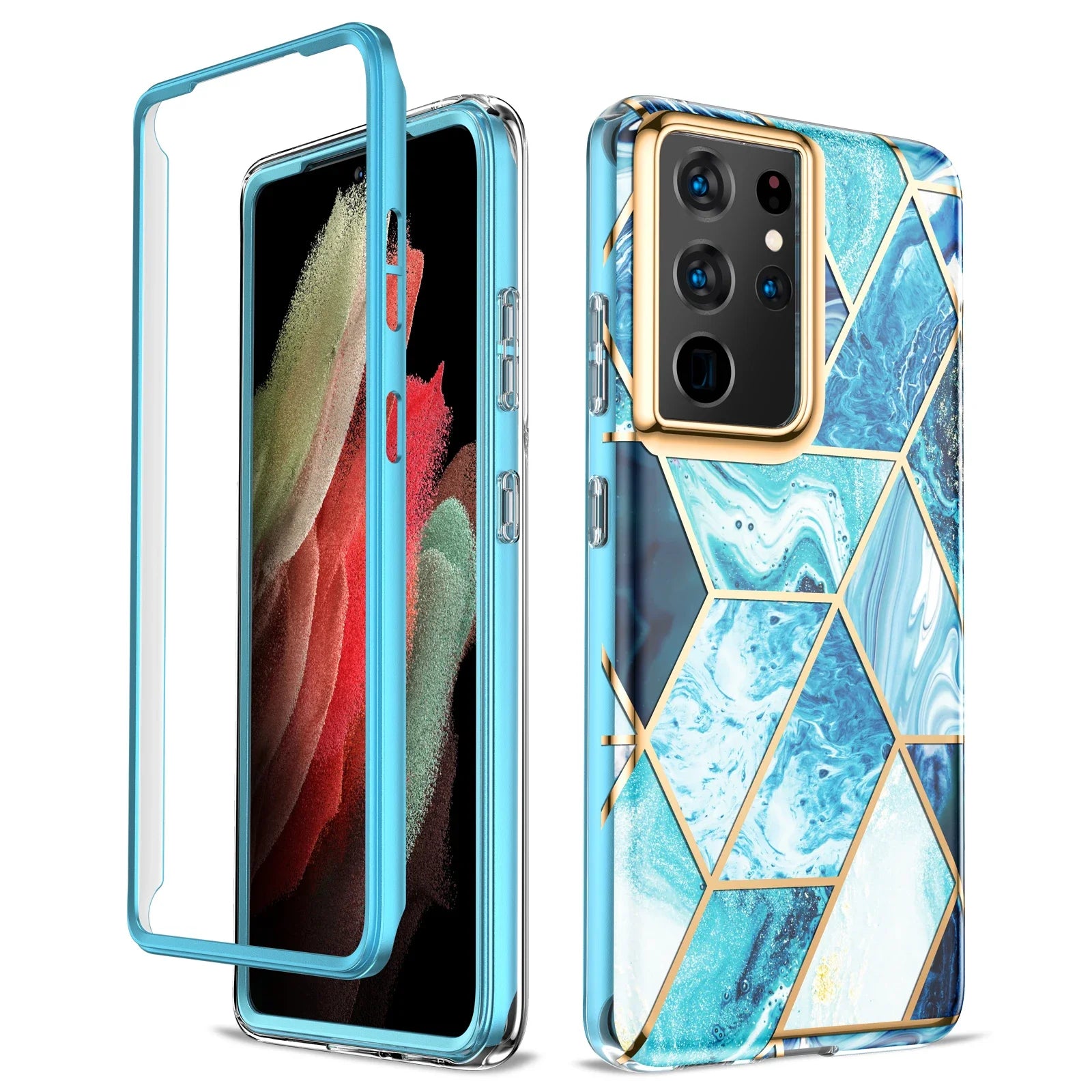Luxury Marble Case for Samsung Galaxy S24 / S23 / S22 / S21 Series