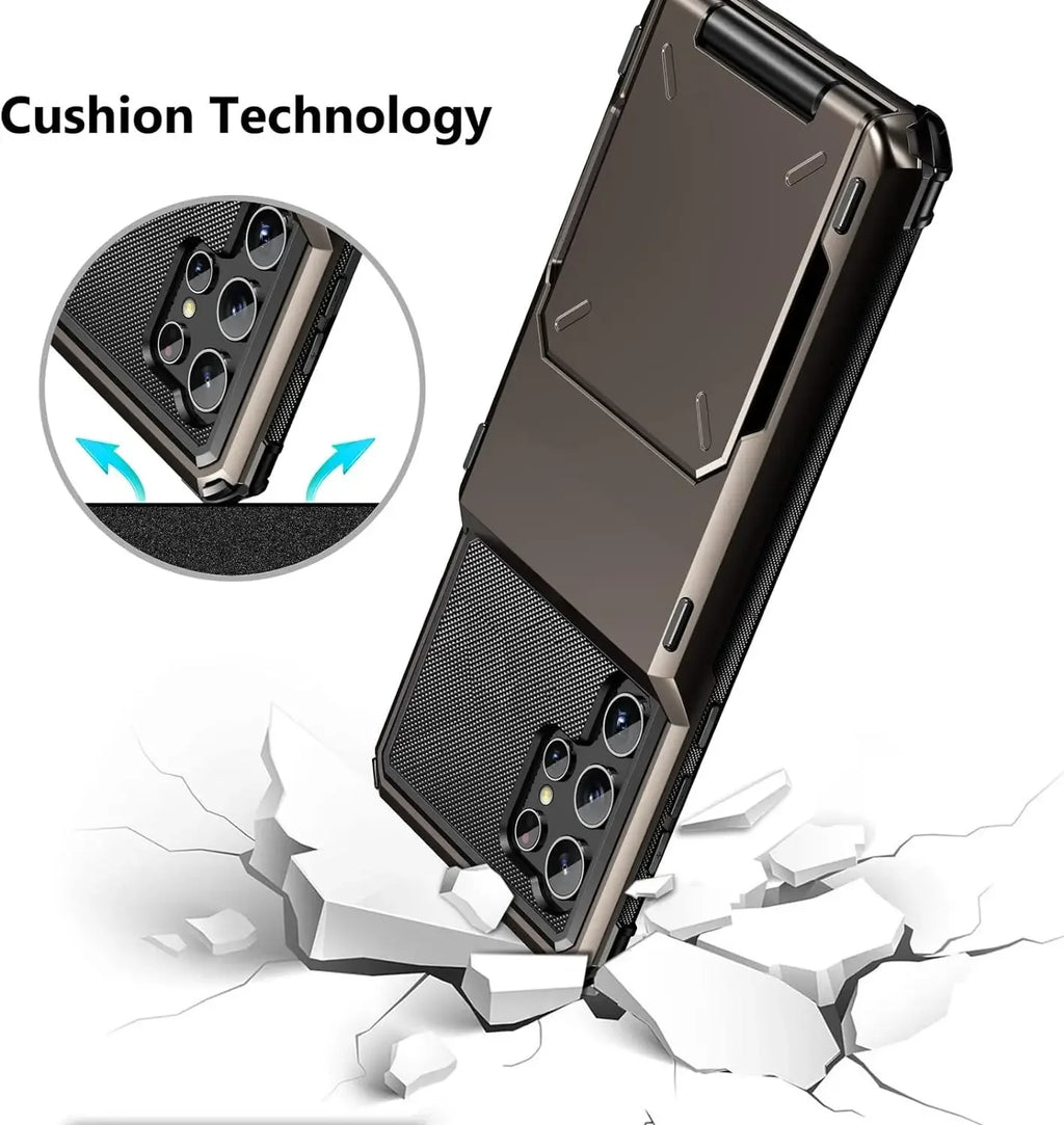 Leather Wallet Case for Samsung Galaxy S25 / S24 Ultra / Plus / FE Series