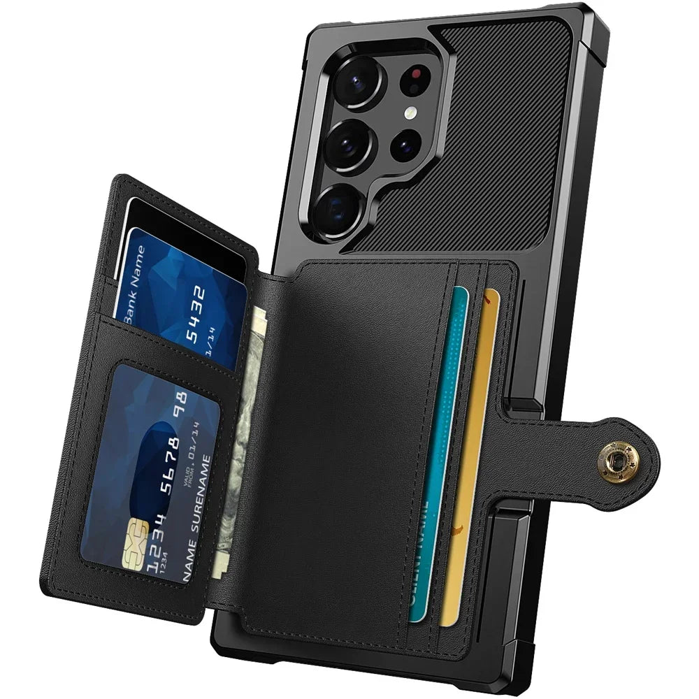 Flip Wallet Case for Samsung Galaxy S25 / S24 / S23 Series