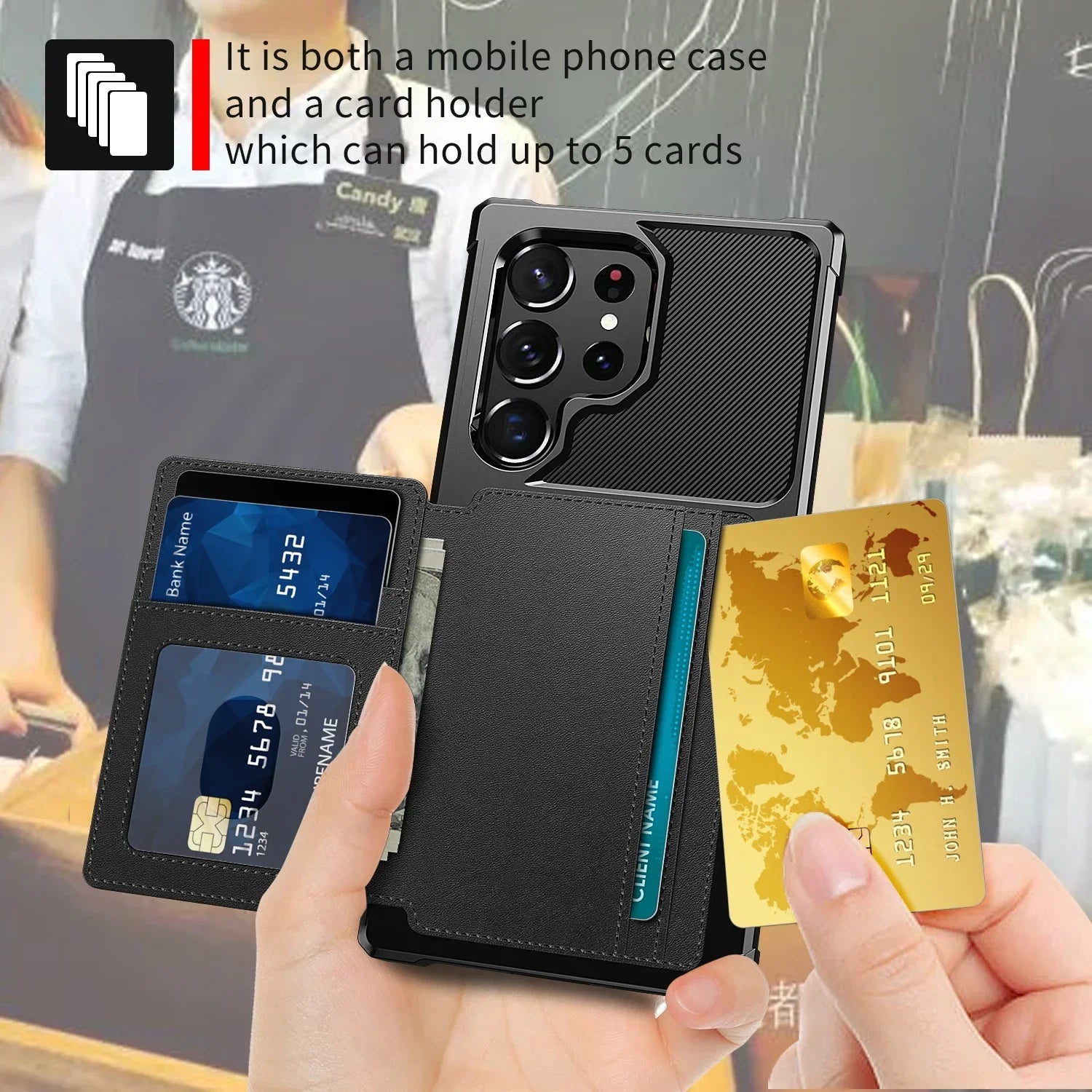 Flip Wallet Case for Samsung Galaxy S25 / S24 / S23 Series