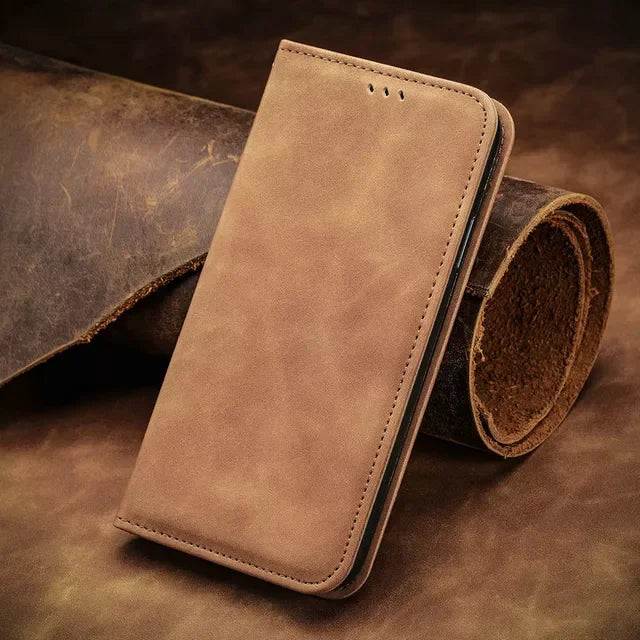 Magnetic Leather Wallet Case for Google Pixel 7/6 Series