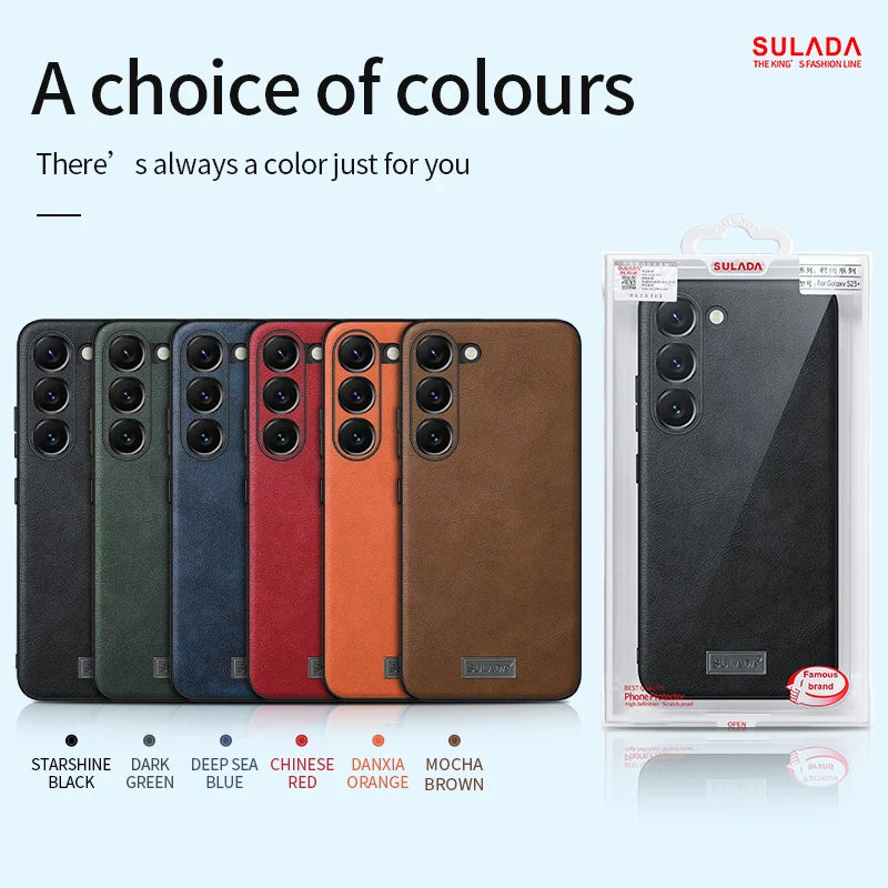 Premium Leather Case for Samsung Galaxy S23 Series