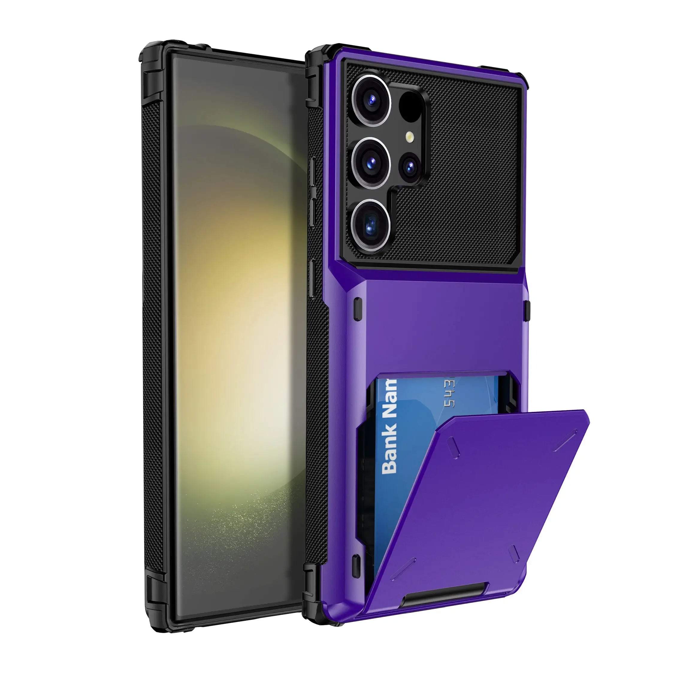 Leather Wallet Case for Samsung Galaxy S25 / S24 Ultra / Plus / FE Series