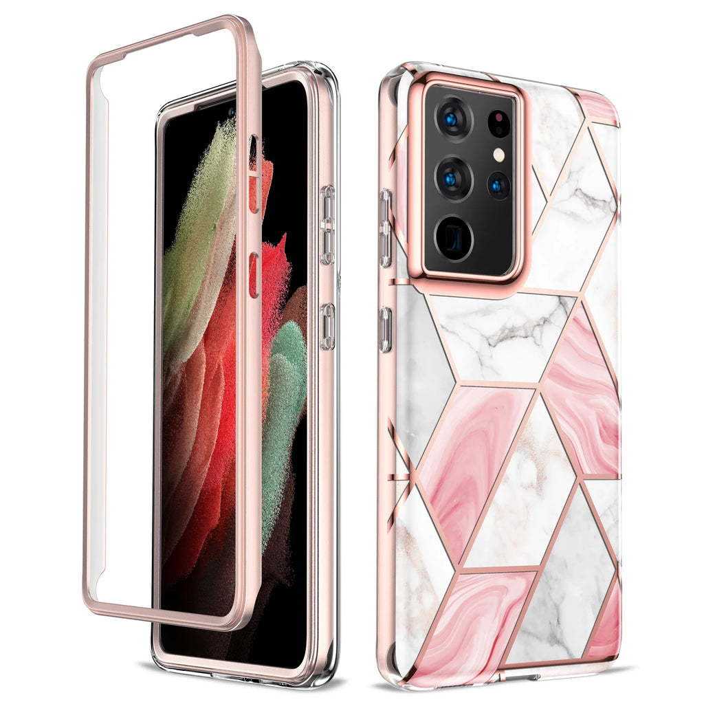 Luxury Marble Case for Samsung Galaxy S24 / S23 / S22 / S21 Series