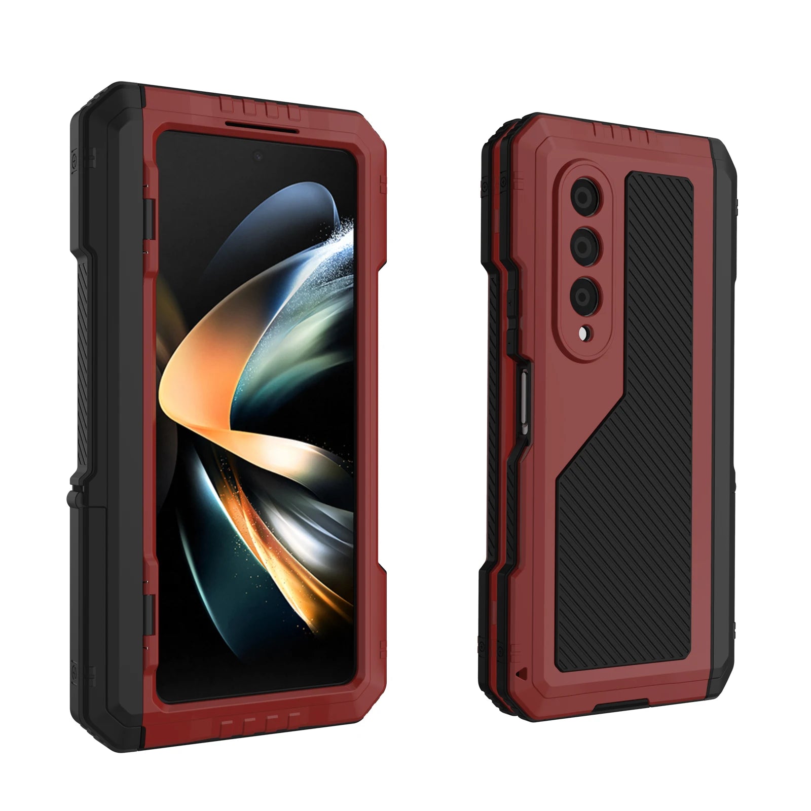 Metal Kickstand Armor Case for Samsung Galaxy Z Fold 4