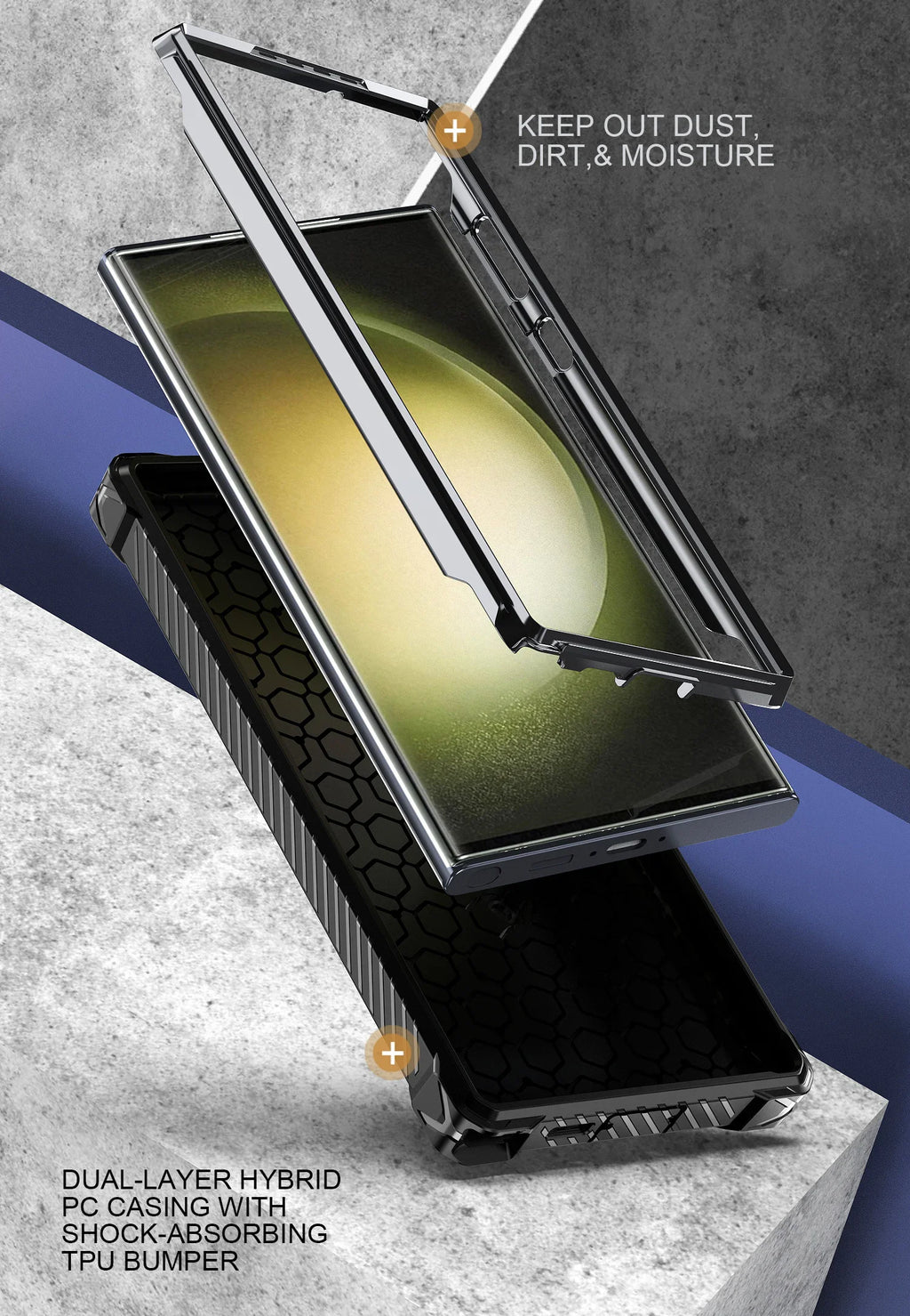 Heavy Duty Magnetic Kickstand Case for Samsung Galaxy S25 / S24 / S23 / S22 / S21 Series
