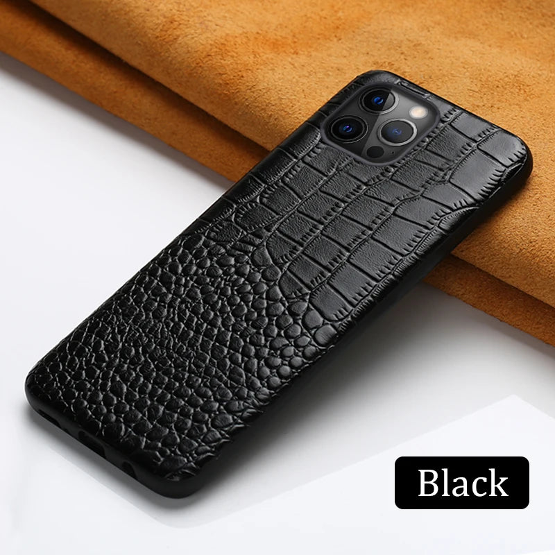 Genuine Leather Case for iPhone 14 / 13 / 12 / 11 Series