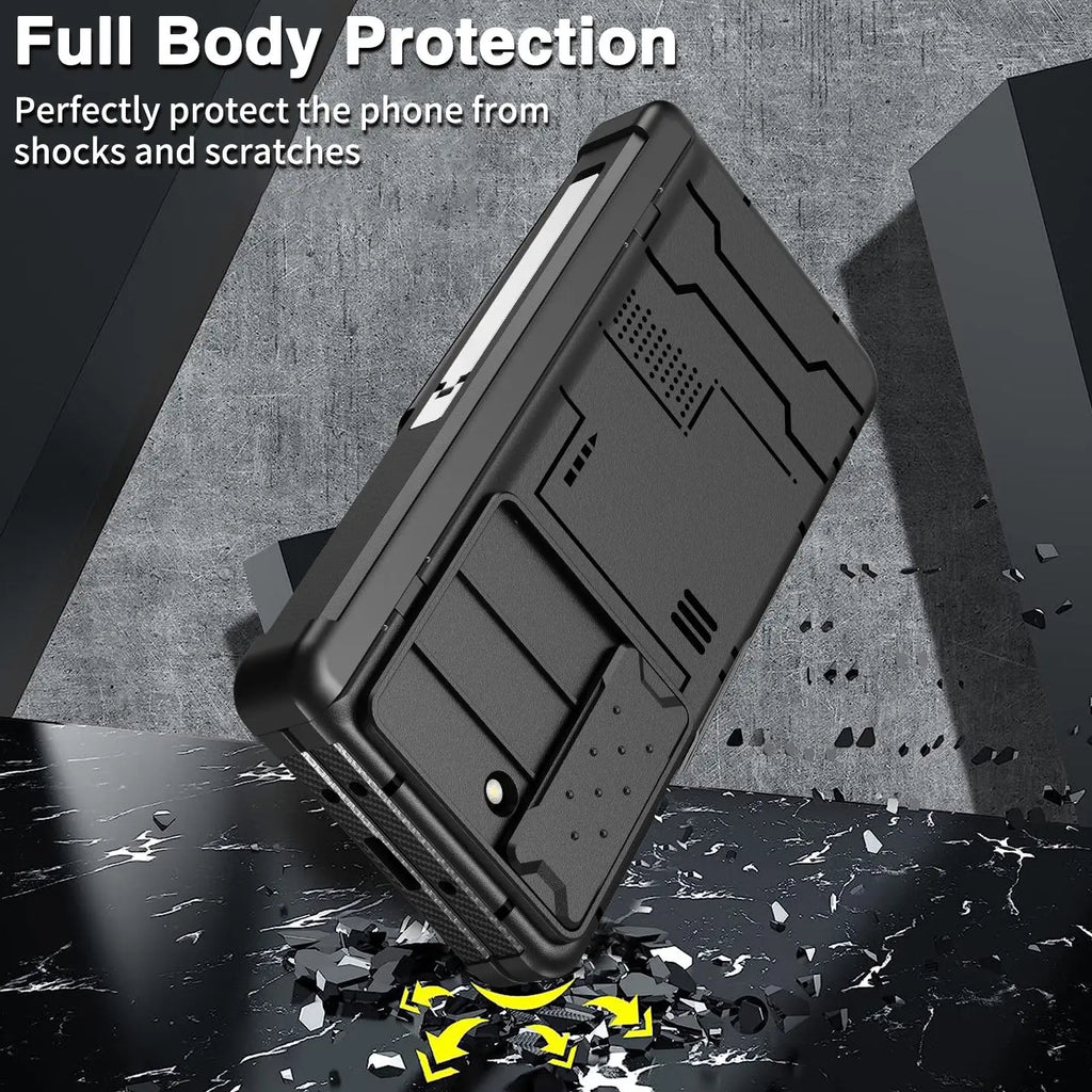 Heavy Duty Rugged Case for Samsung Galaxy Z Fold 5 with S-Pen Holder