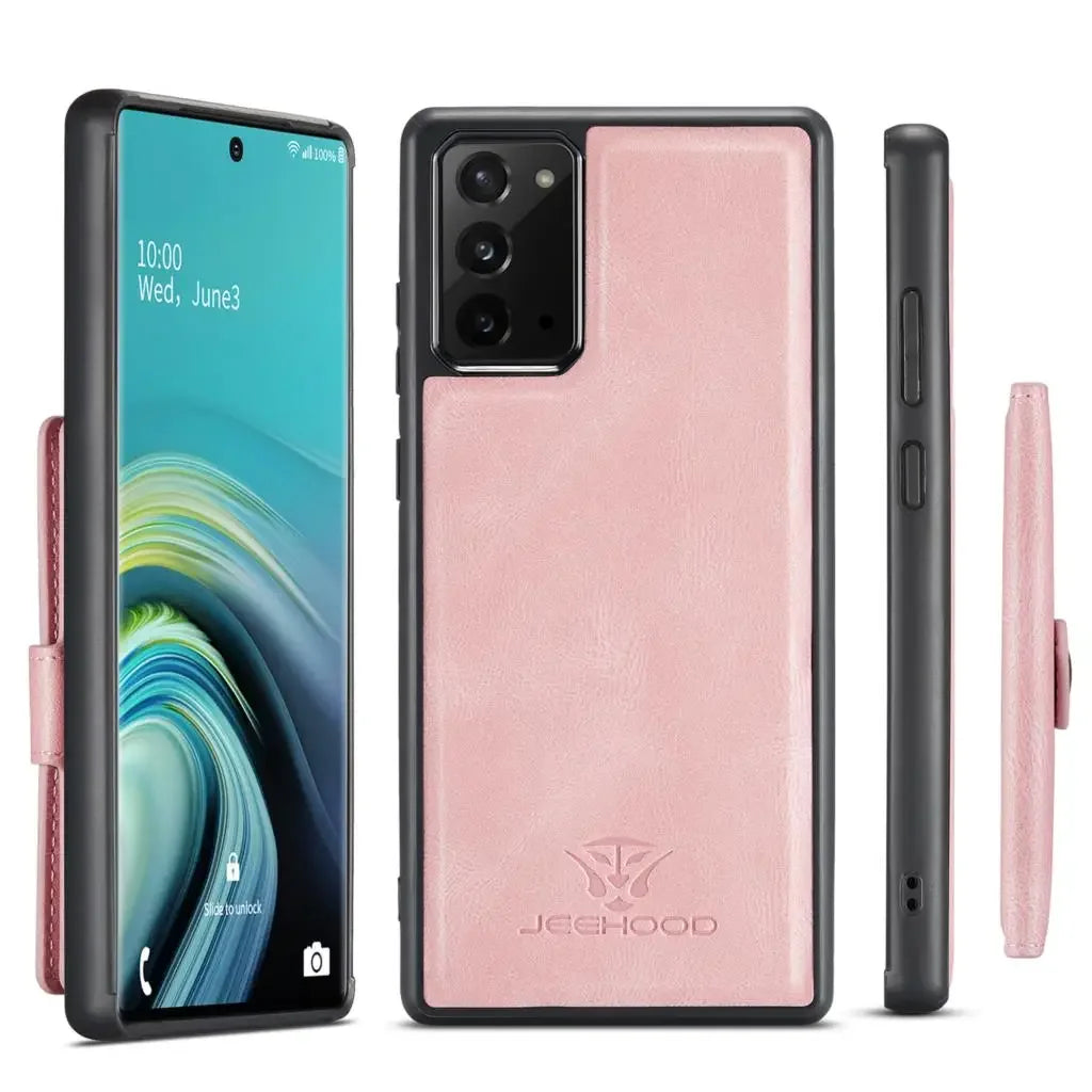 Magnetic Leather Wallet Case for Samsung Galaxy Note & S Series