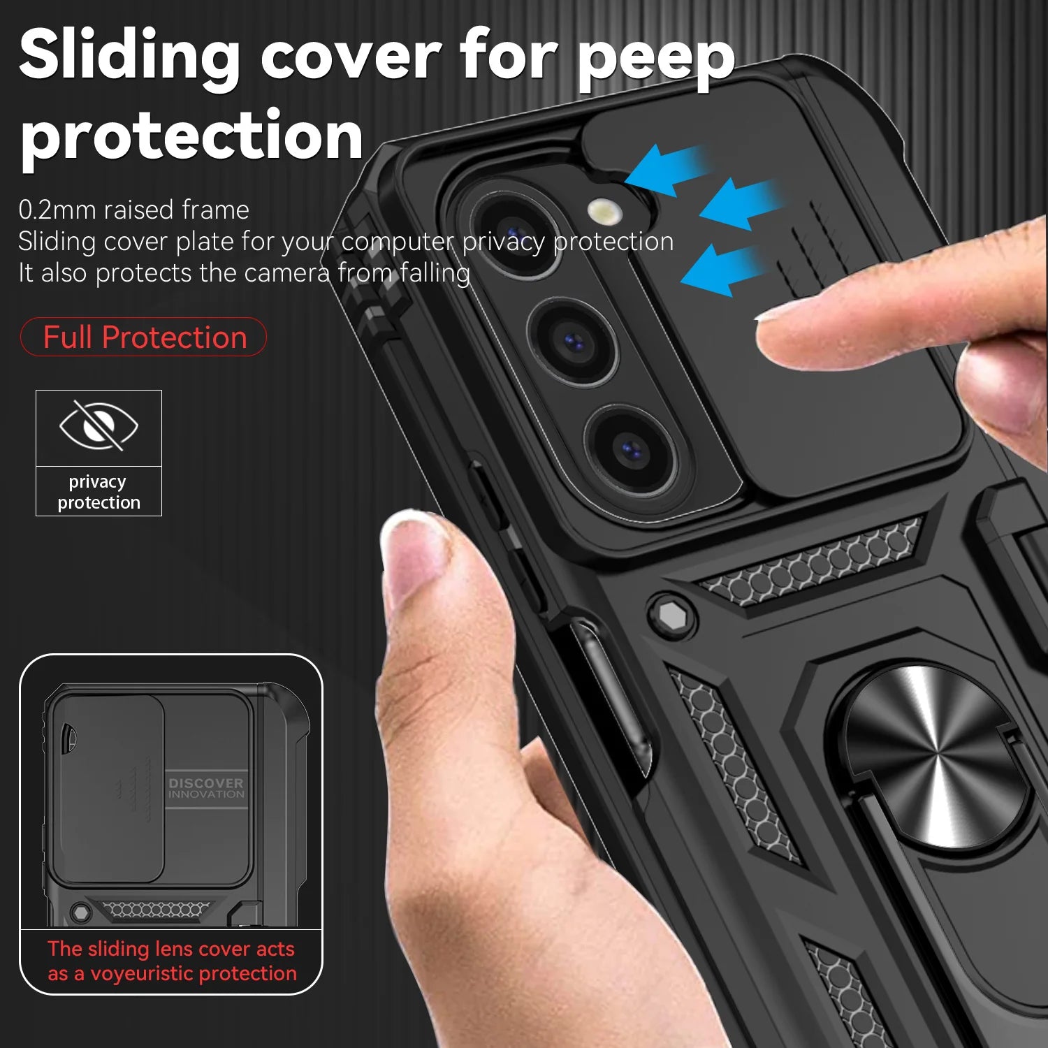 Slide Camera Protection Case for Samsung Galaxy Z Fold 6 / 5 / 4