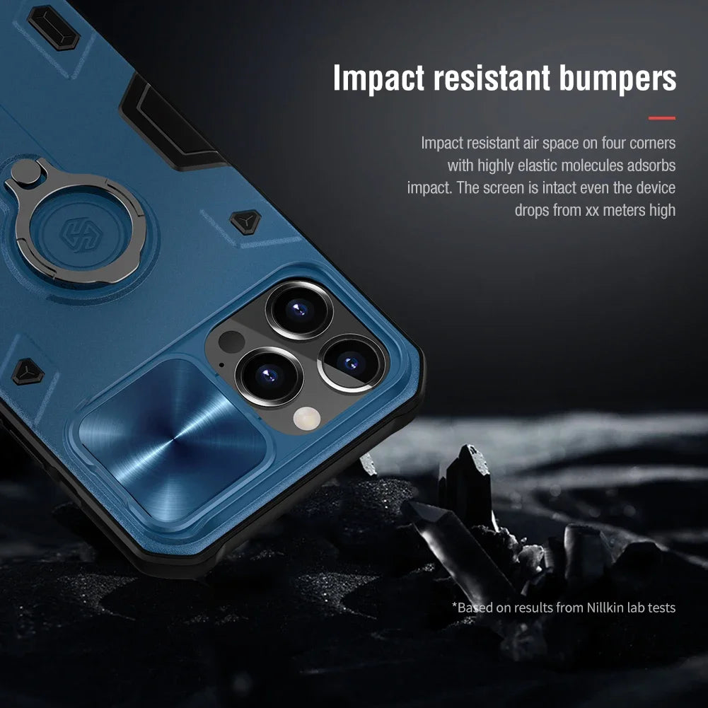 Nillkin Ring Stand Camera Protection Case for iPhone 13 Series