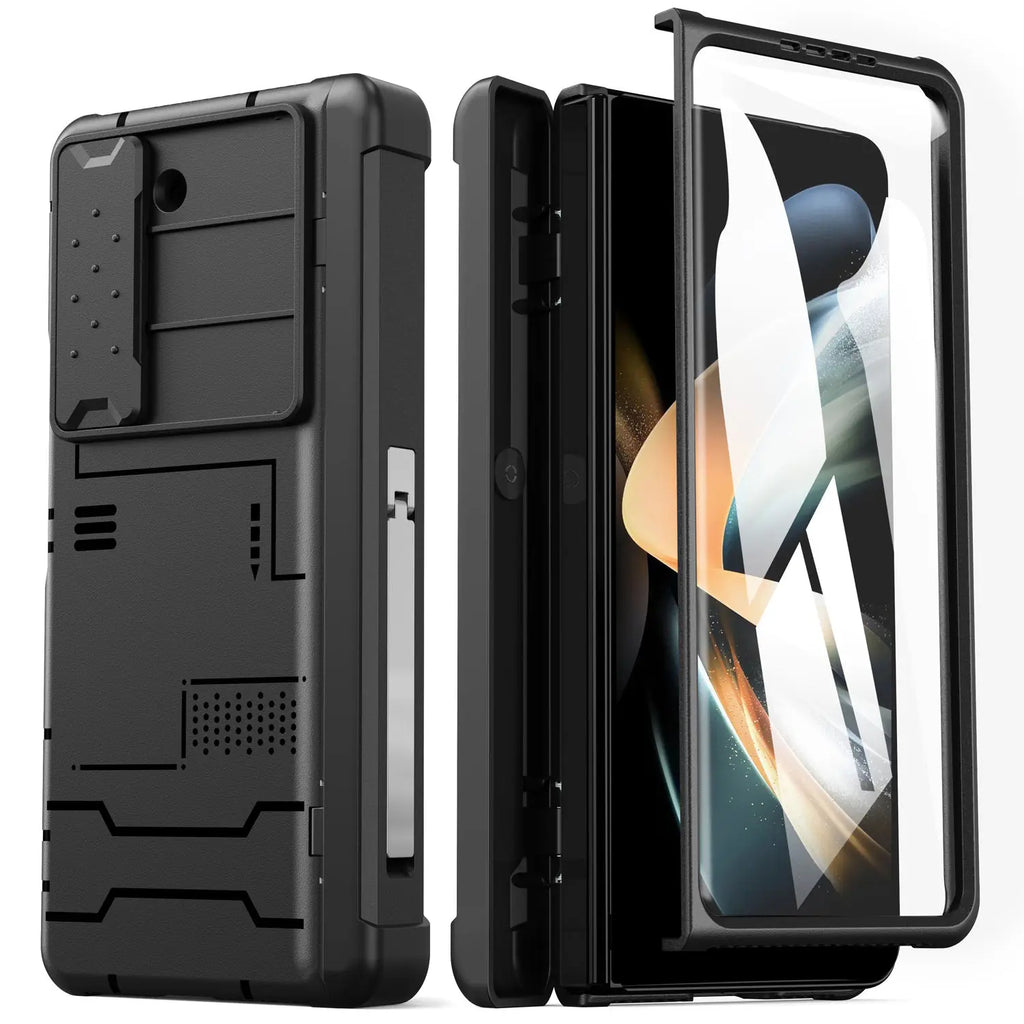 Heavy Duty Rugged Case for Samsung Galaxy Z Fold 5 with S-Pen Holder