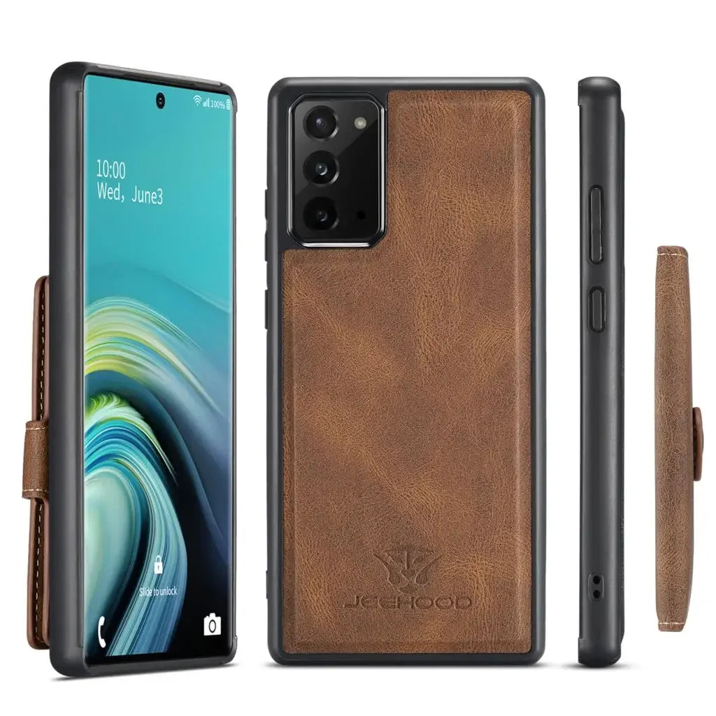 Magnetic Leather Wallet Case for Samsung Galaxy Note & S Series