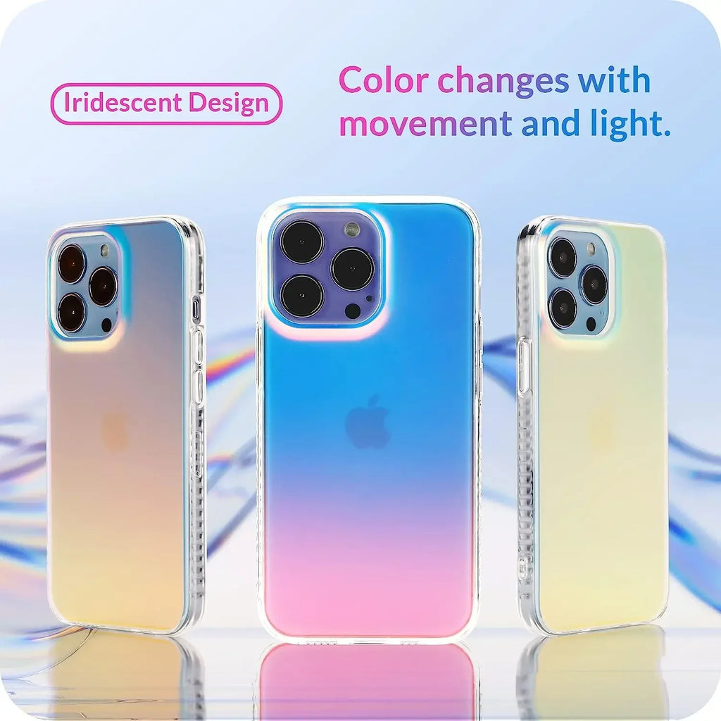 Iridescent Matte Case for iPhone 16 / 15 / 14 / 13 / 12 / 11 Series