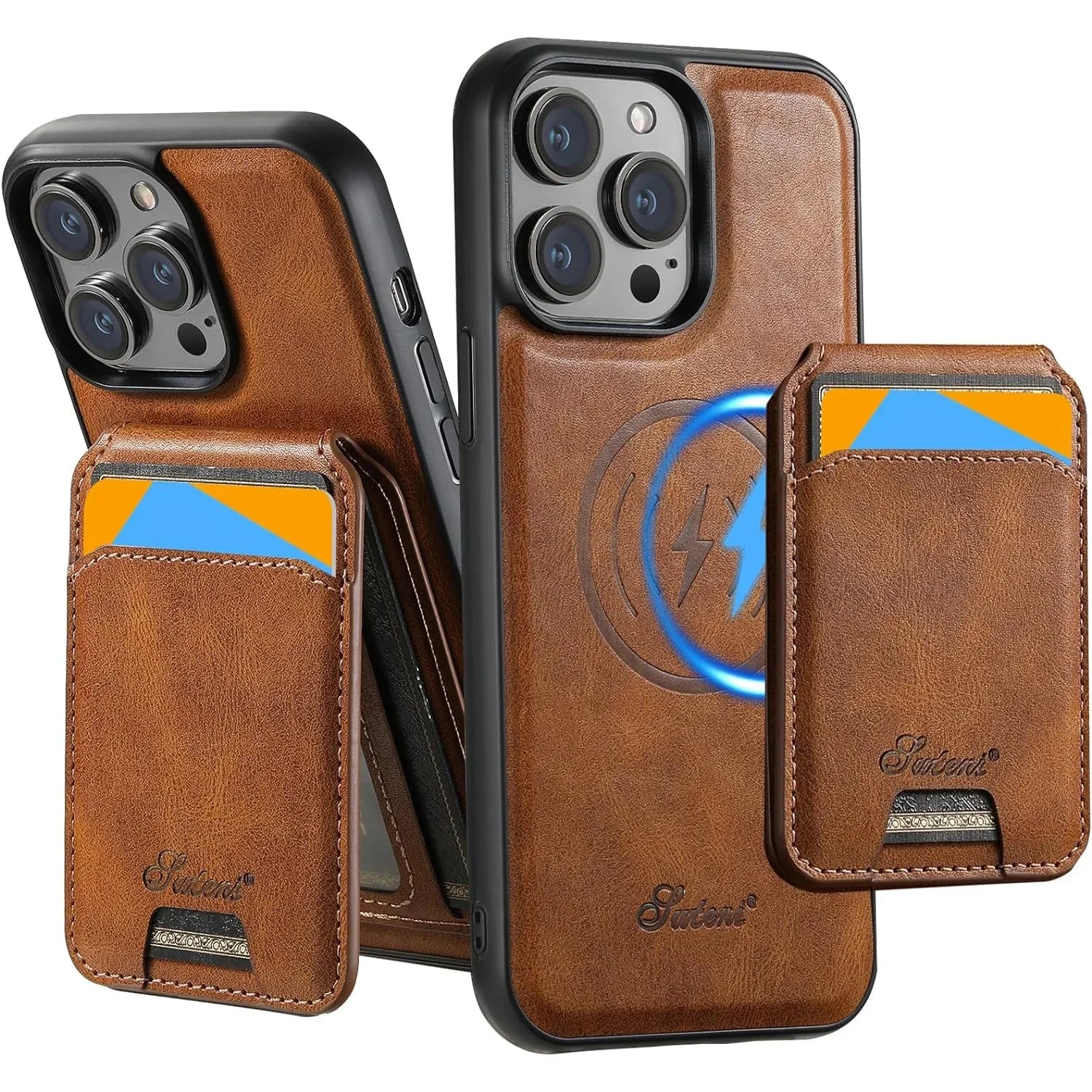 2-in-1 Magnetic Wallet Case for iPhone 16/15 Series