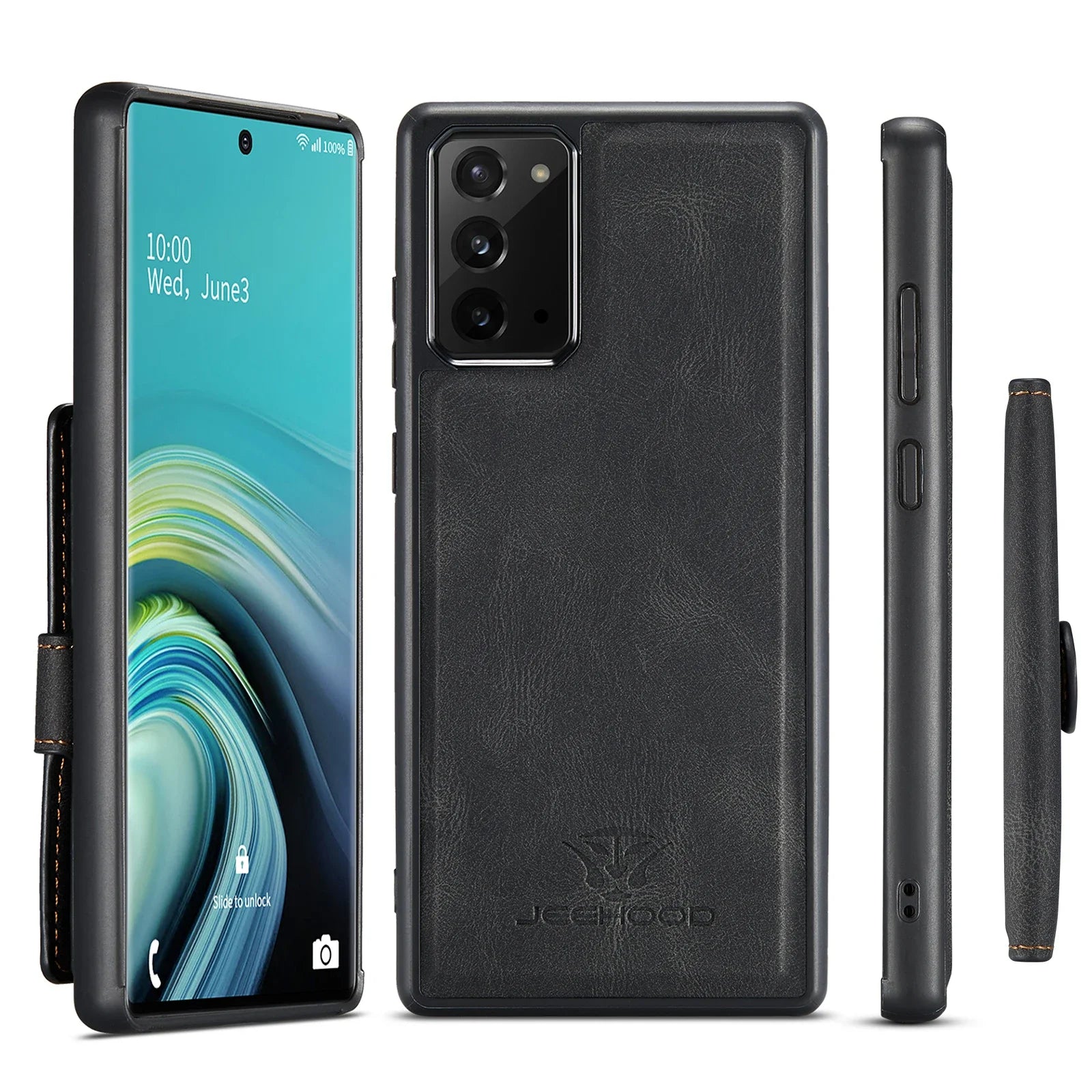 Magnetic Leather Wallet Case for Samsung Galaxy Note & S Series