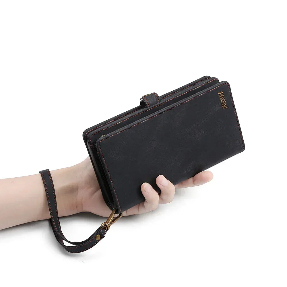 Leather Wallet Case for iPhone 16 / 15 Series