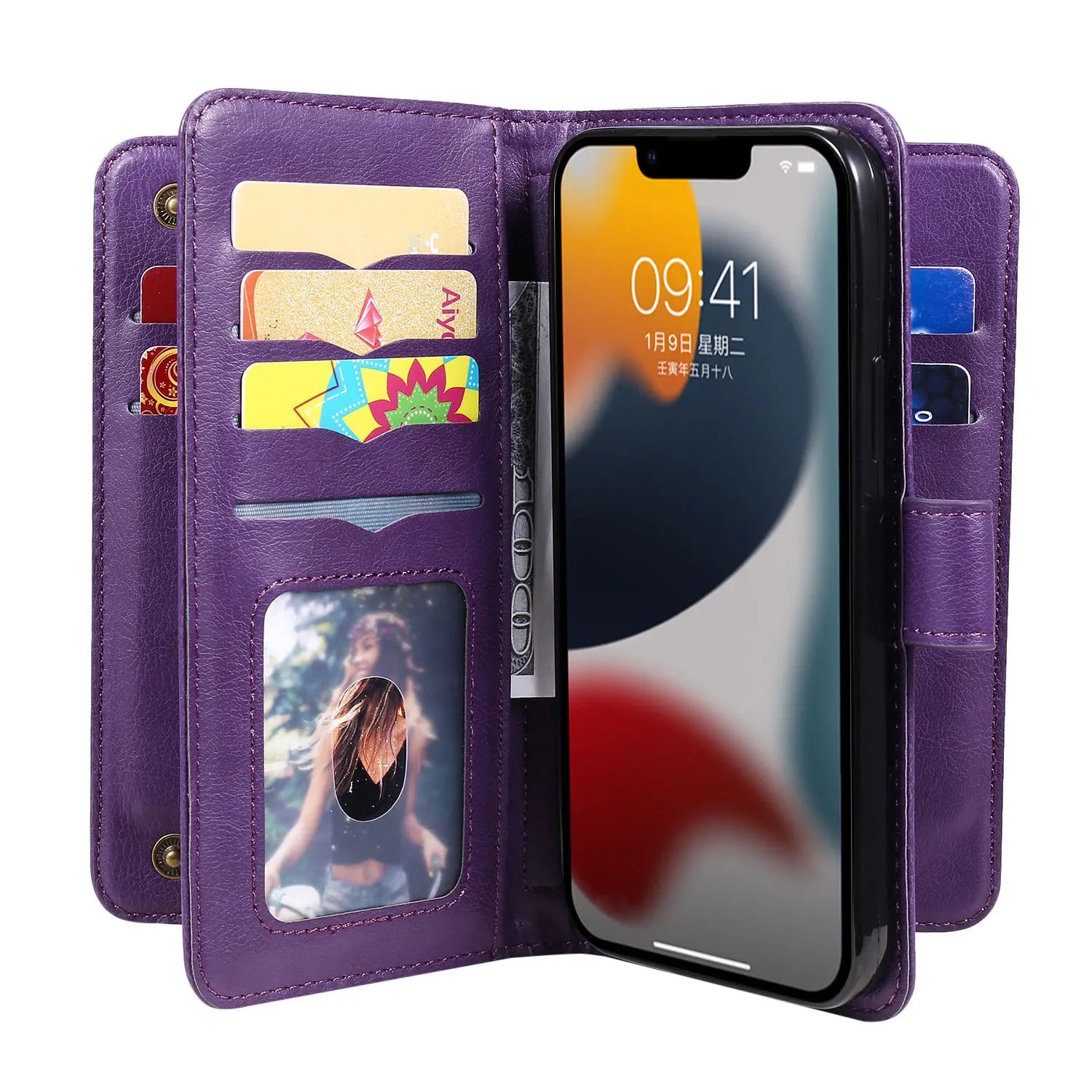 Multi-Function Wallet Case for iPhone 15 / 14 / 13 / 12 / 11 Series