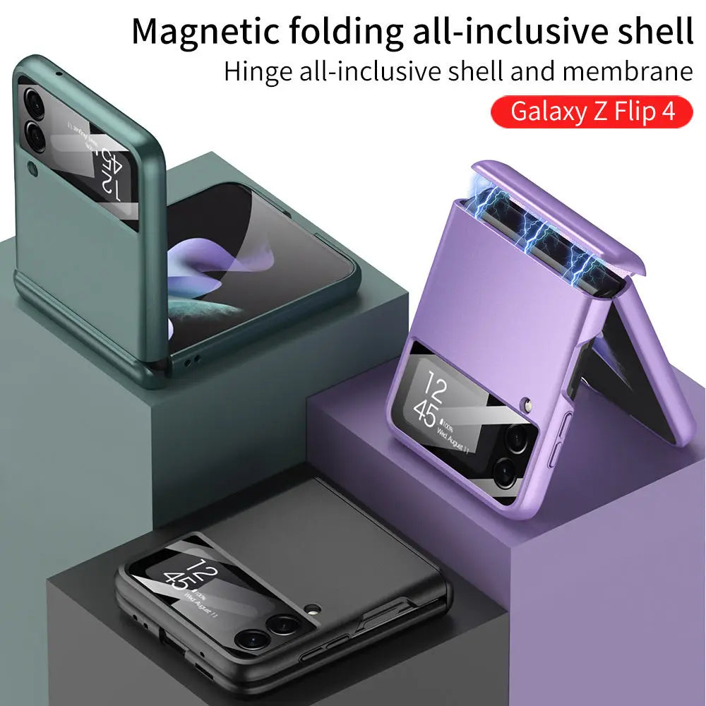 Magnetic Hinge Protection Case for Samsung Galaxy Z Flip 4
