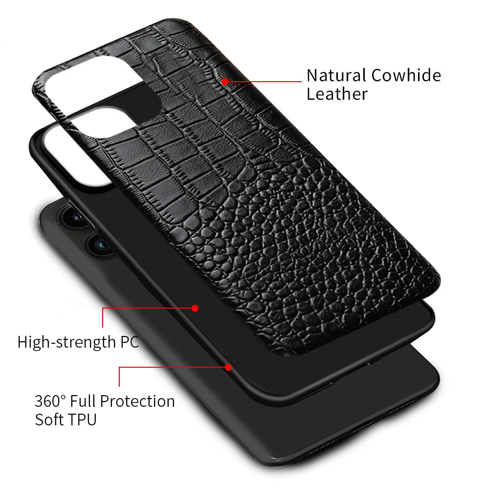 Genuine Leather Case for iPhone 14 / 13 / 12 / 11 Series