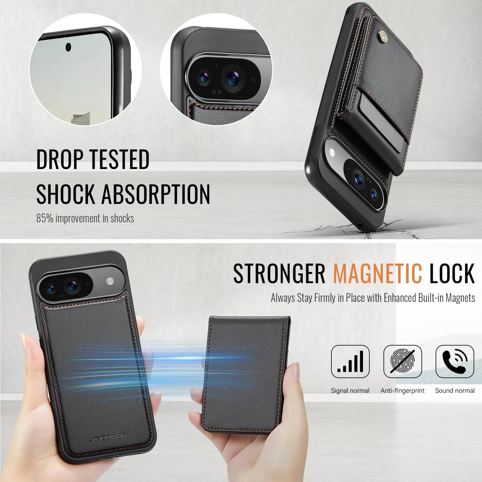 2-in-1 Magnetic Wallet Case for Google Pixel 9 Series