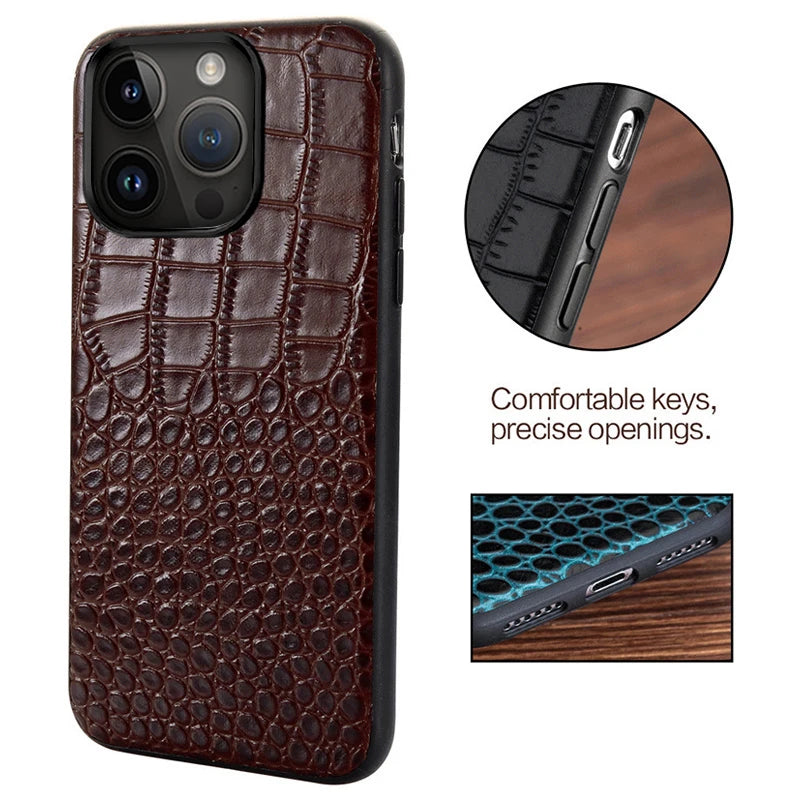 Genuine Leather Case for iPhone 14 / 13 / 12 / 11 Series