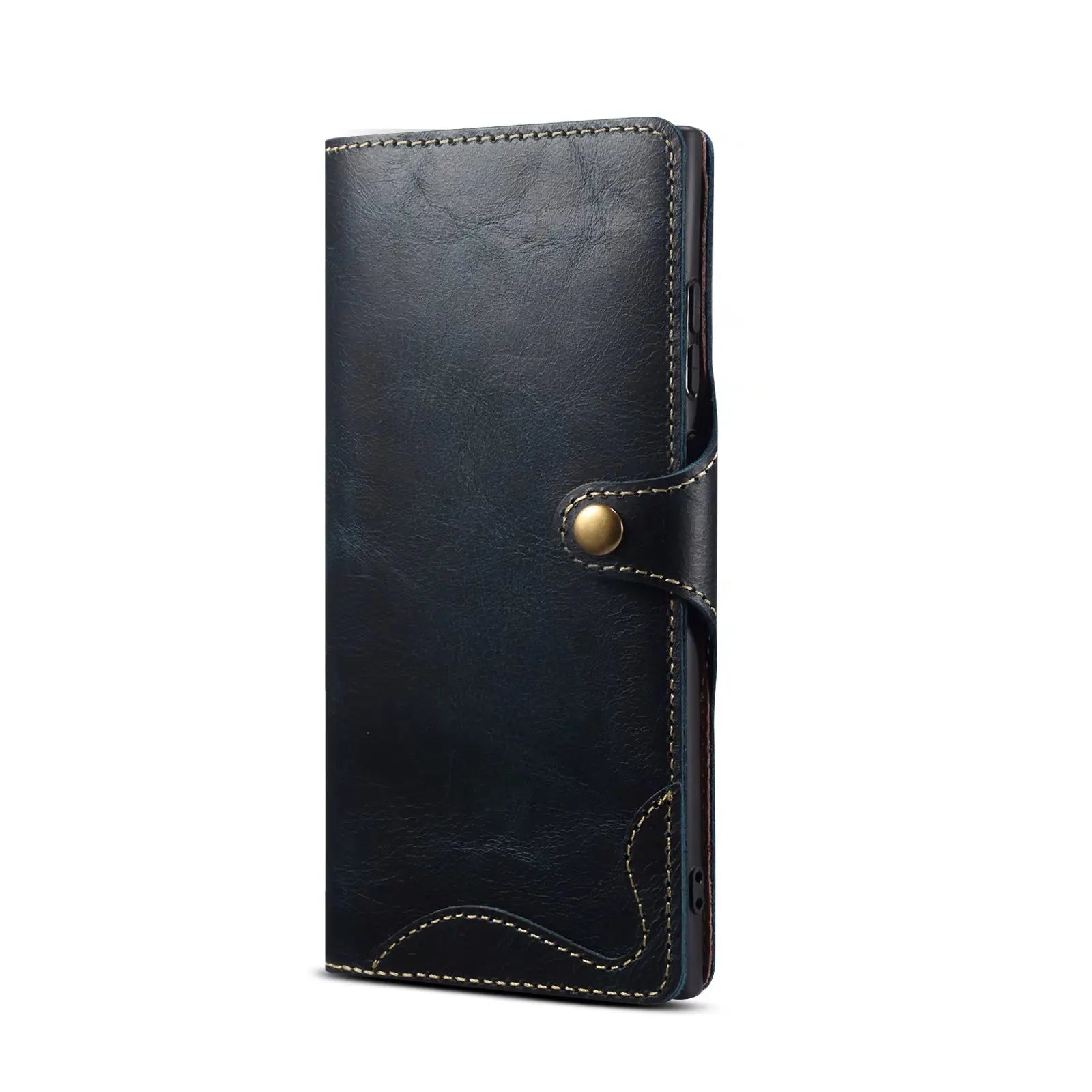 Genuine Leather Wallet Case for Samsung Galaxy S & Note Series
