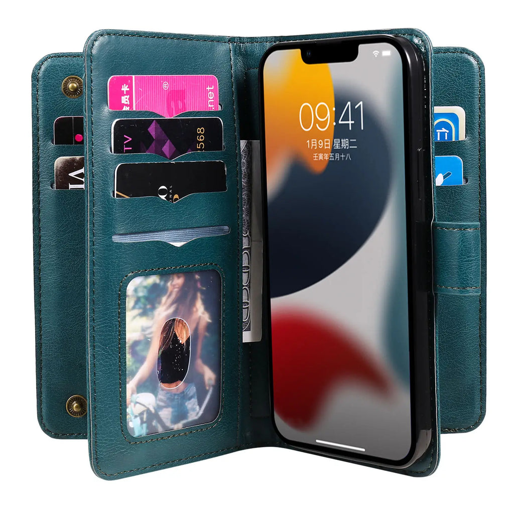 Multi-Function Wallet Case for iPhone 15 / 14 / 13 / 12 / 11 Series